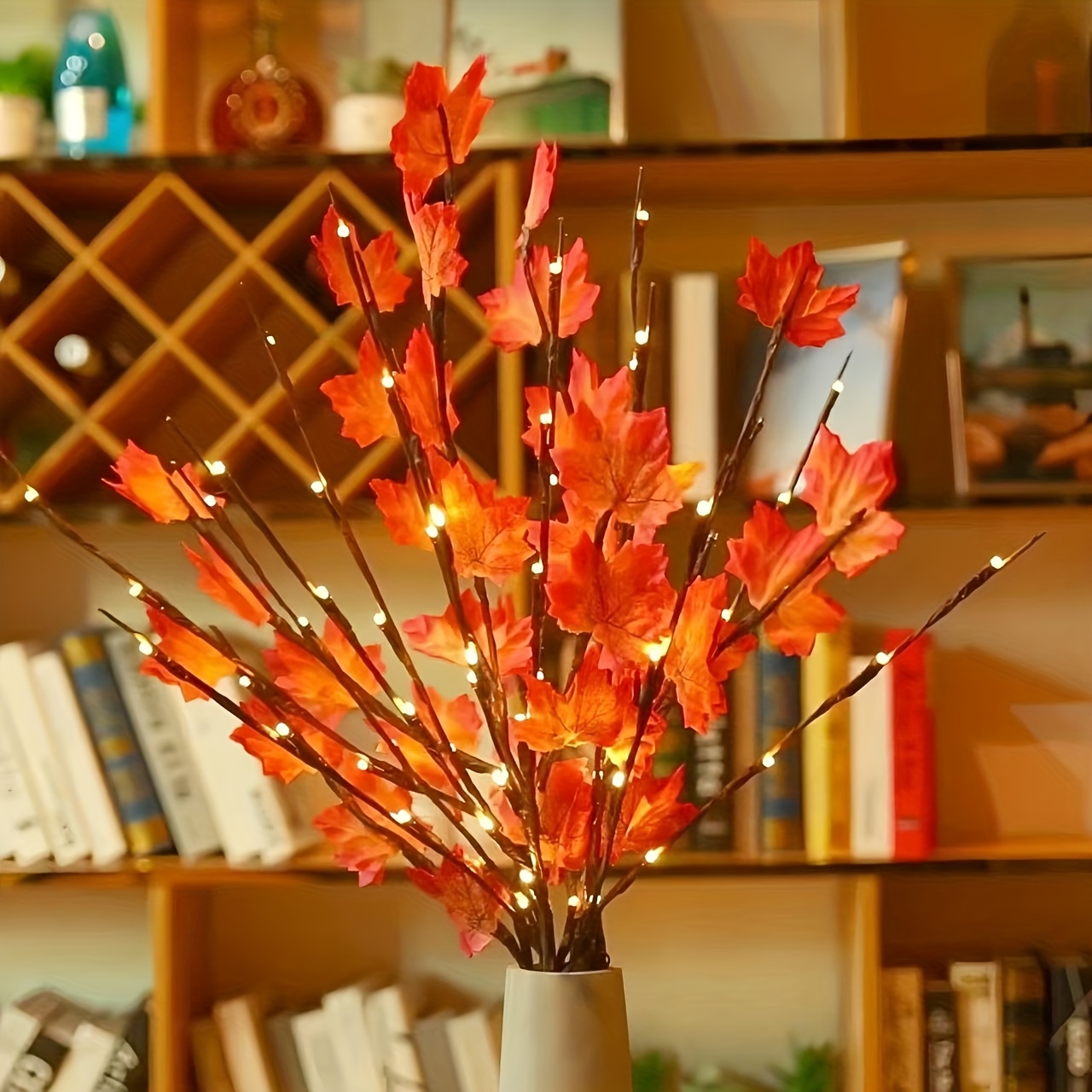 Set of Two LED Lights Designed to Resemble Tree Branches