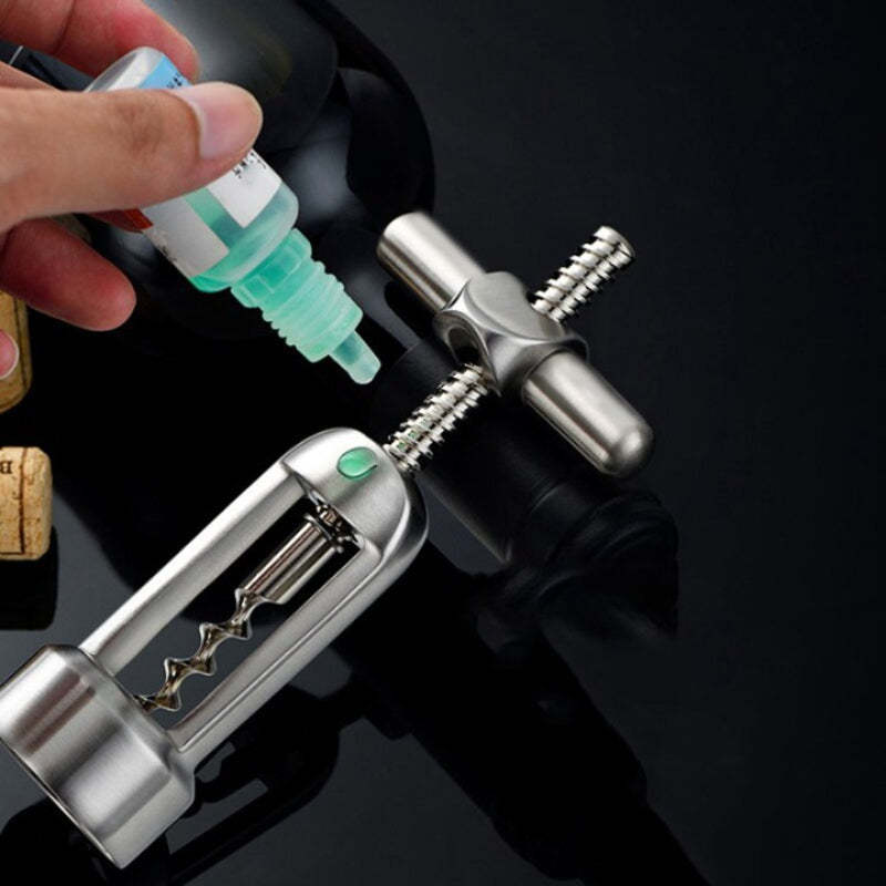 Zinc Alloy Bottle Opener-Wine and Whiskey Decanter