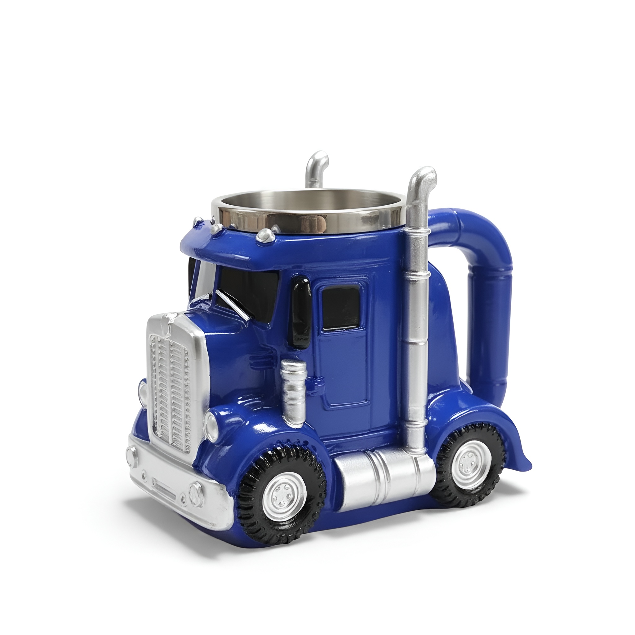 Creative Truck Style Mug With Stainless Steel For Hot And Cold Drinks