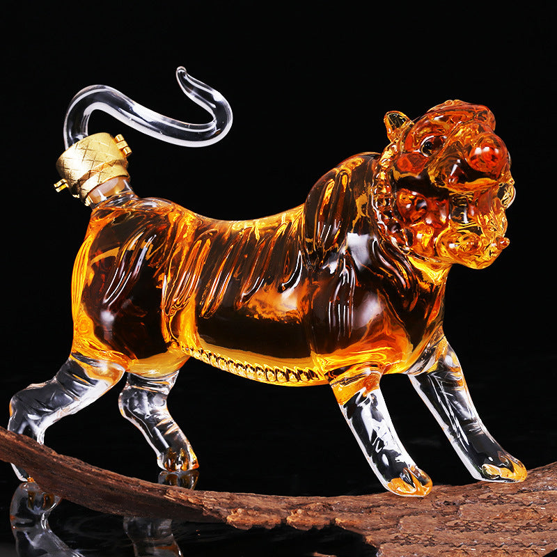 Tiger Shaped Whiskey Decanter