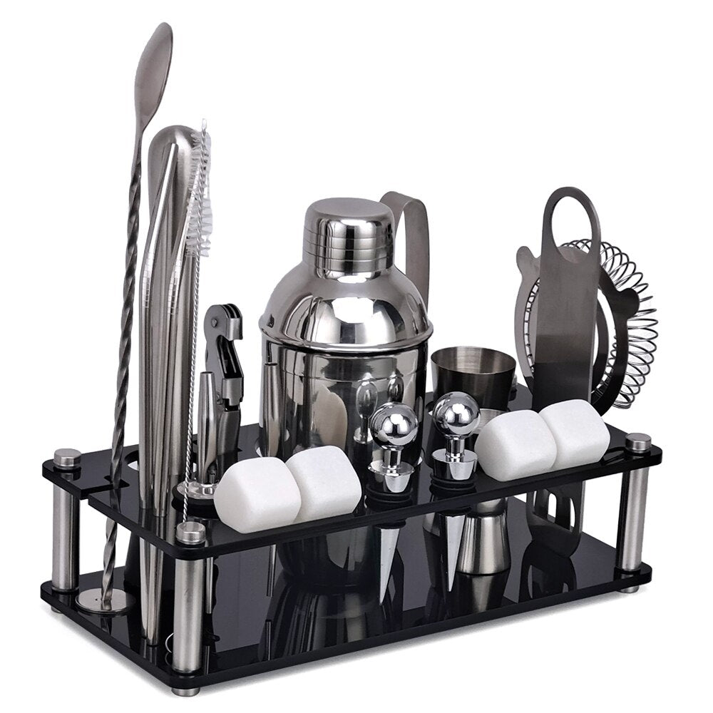 Craft Cocktail Shaker Set-Wine and Whiskey Decanter