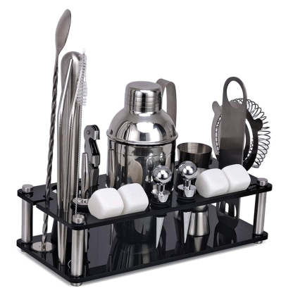 Craft Cocktail Shaker Set-Wine and Whiskey Decanter