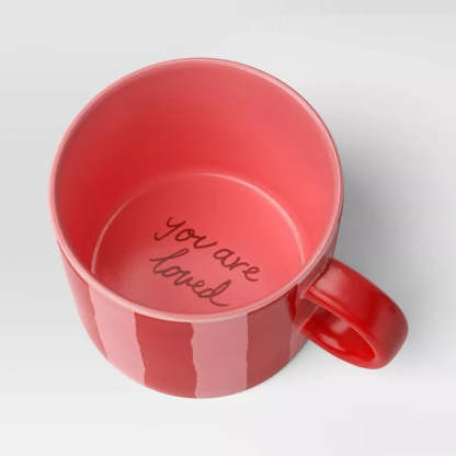 16oz Striped Stoneware Mug-Wine and Whiskey Decanter