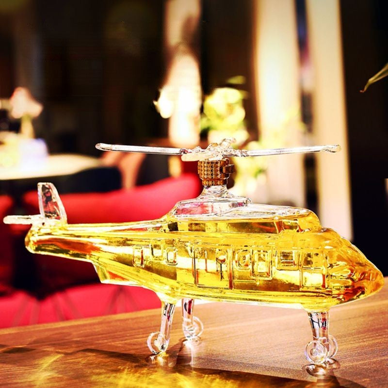 Helicopter Shaped Decanter-Wine and Whiskey Decanter
