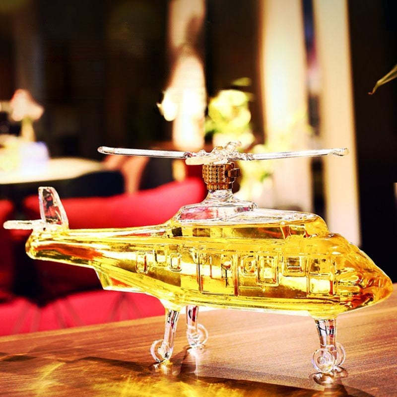 Helicopter Shaped Decanter-Wine and Whiskey Decanter