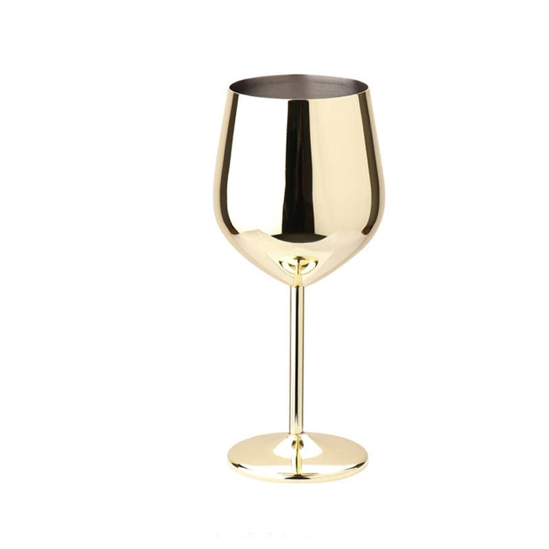 Stainless Steel Shatterproof Wine Glasses-Wine and Whiskey Decanter