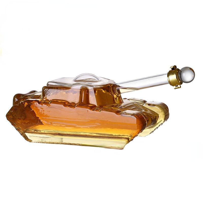 Tank Shaped Decanter-Wine and Whiskey Decanter