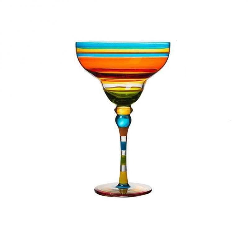 Hand Painted Multicolor Glass
