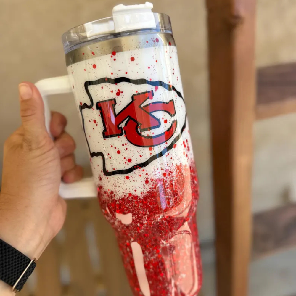 Kansas City Chiefs Tumbler-Wine and Whiskey Decanter
