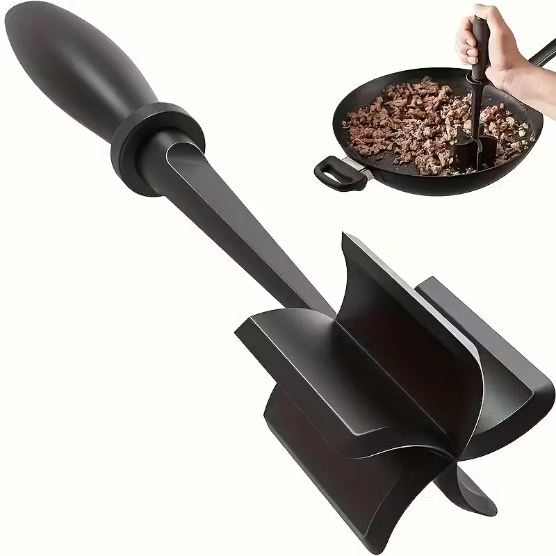 Meat Chopper Tool for Ground Beef - Hamburger Masher & Potato Smasher, Heat Resistant Nylon Meat Breaker