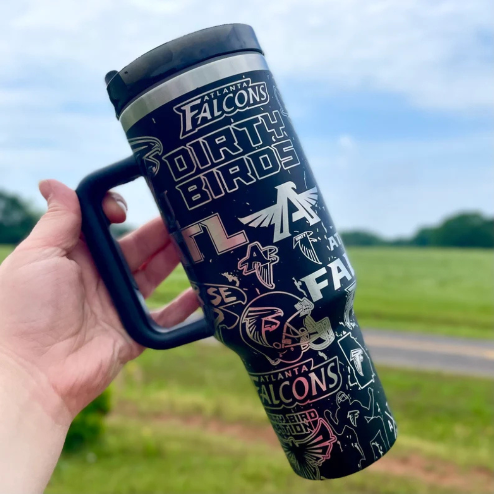 Atlanta Falcons Stainless Steel Vacuum Insulated Tumbler-Wine and Whiskey Decanter