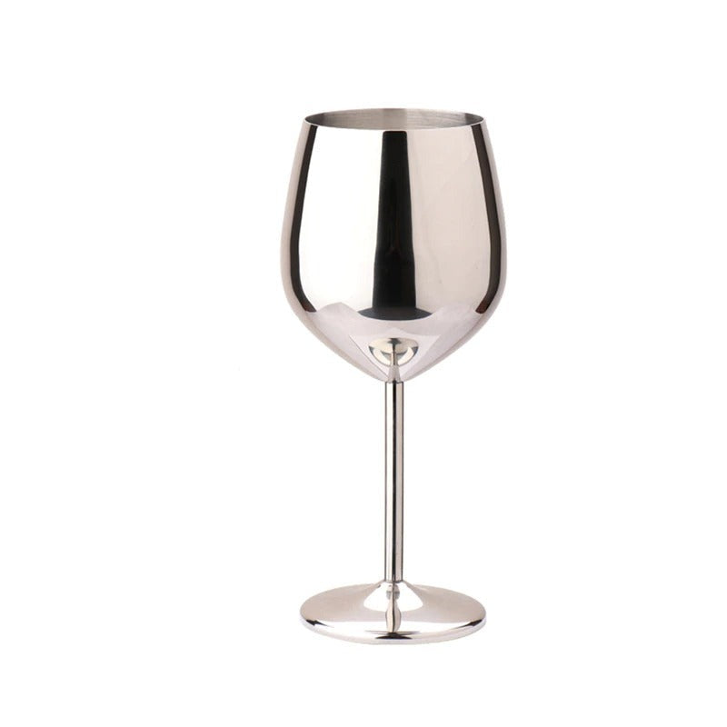 Stainless Steel Shatterproof Wine Glasses-Wine and Whiskey Decanter