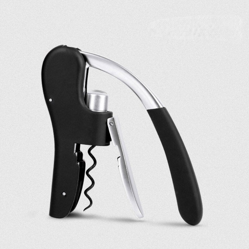 Compact Stainless Steel Wine Opener-Wine and Whiskey Decanter