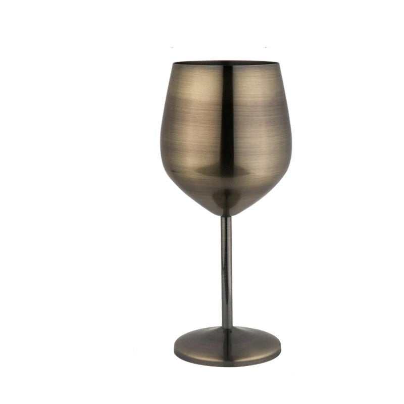 Stainless Steel Shatterproof Wine Glasses-Wine and Whiskey Decanter