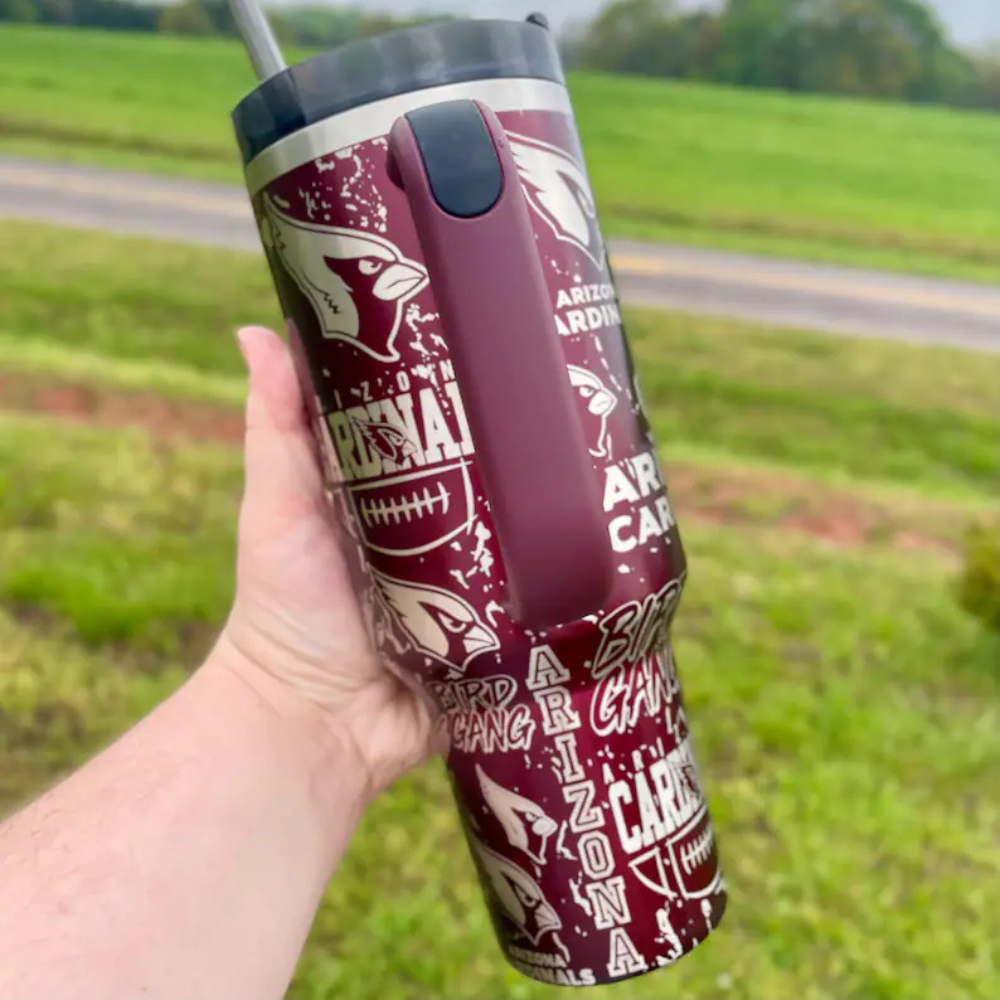 Arizona Cardinals Tumbler-Wine and Whiskey Decanter