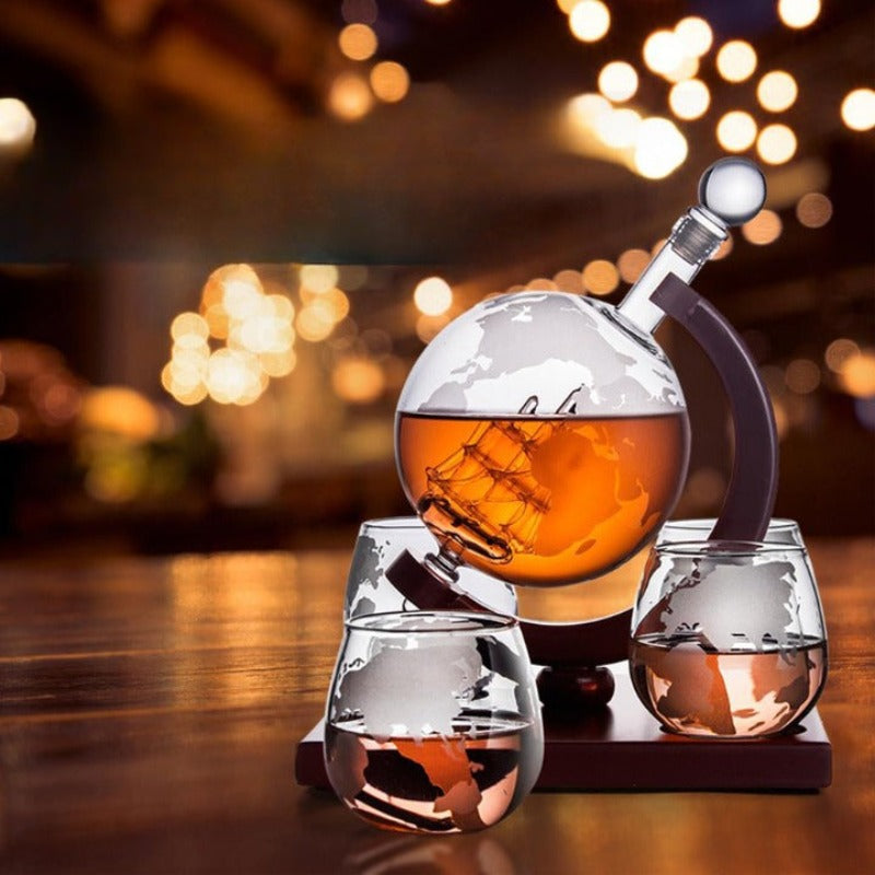 Unique Whiskey Decanter Set