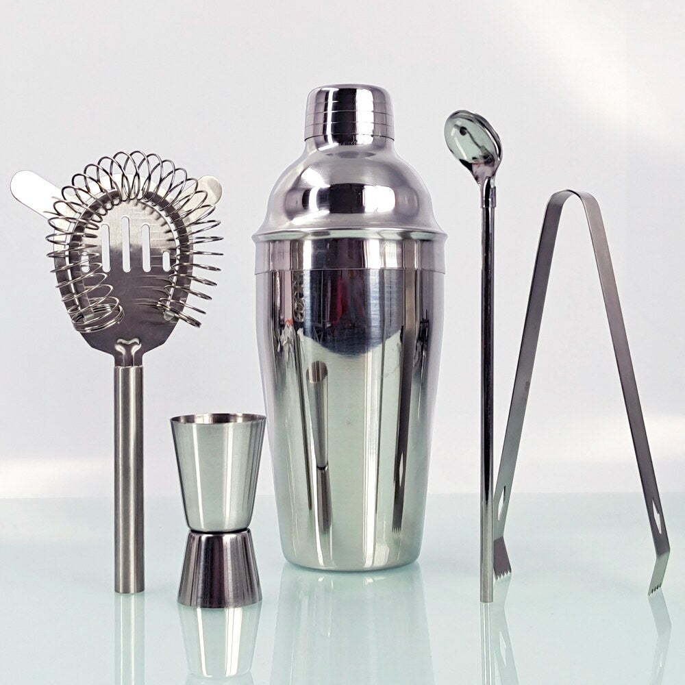 Mixology Cocktail Shaker Set-Wine and Whiskey Decanter