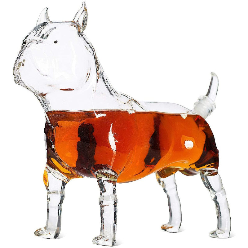 Dog Whiskey Decanter-Wine and Whiskey Decanter