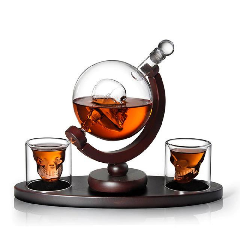 Whiskey Decanter Wine Aerator Glass Set-Wine and Whiskey Decanter