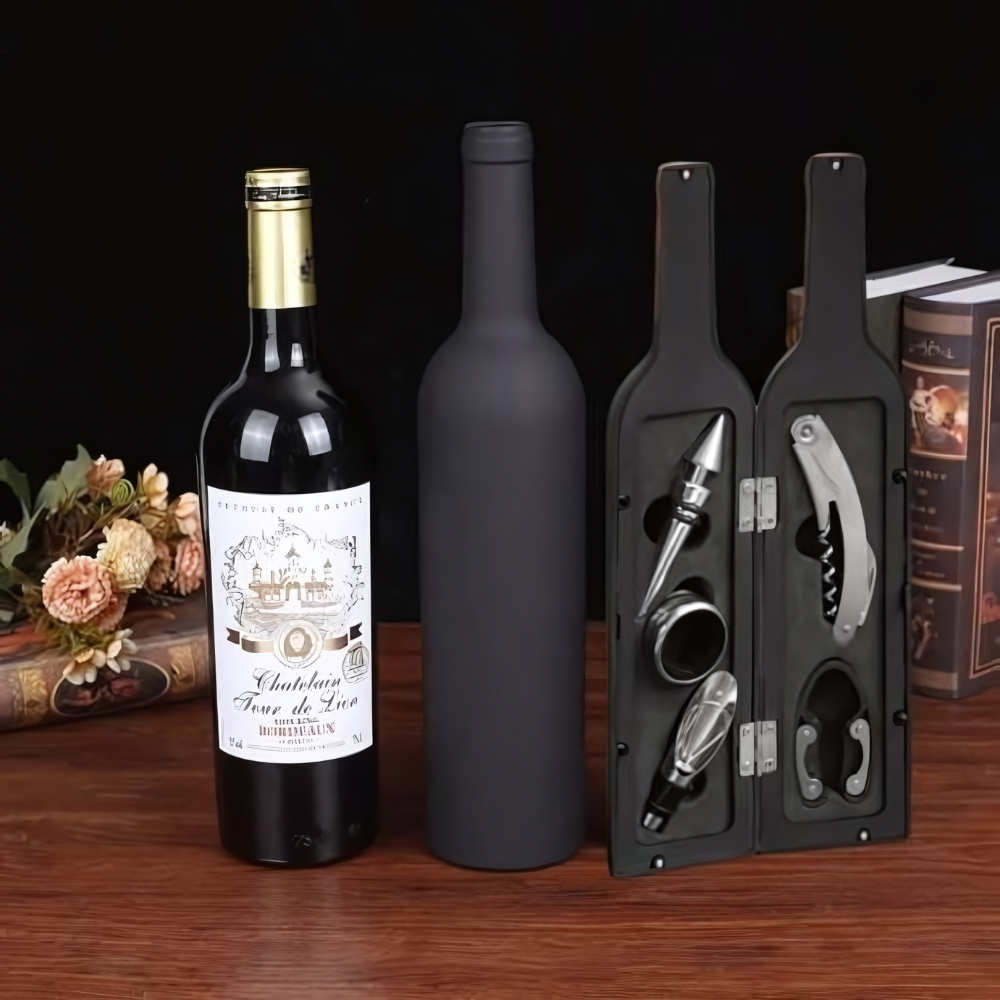 Multi Tool Wine Bottle Opener Set With Accessories-Wine and Whiskey Decanter