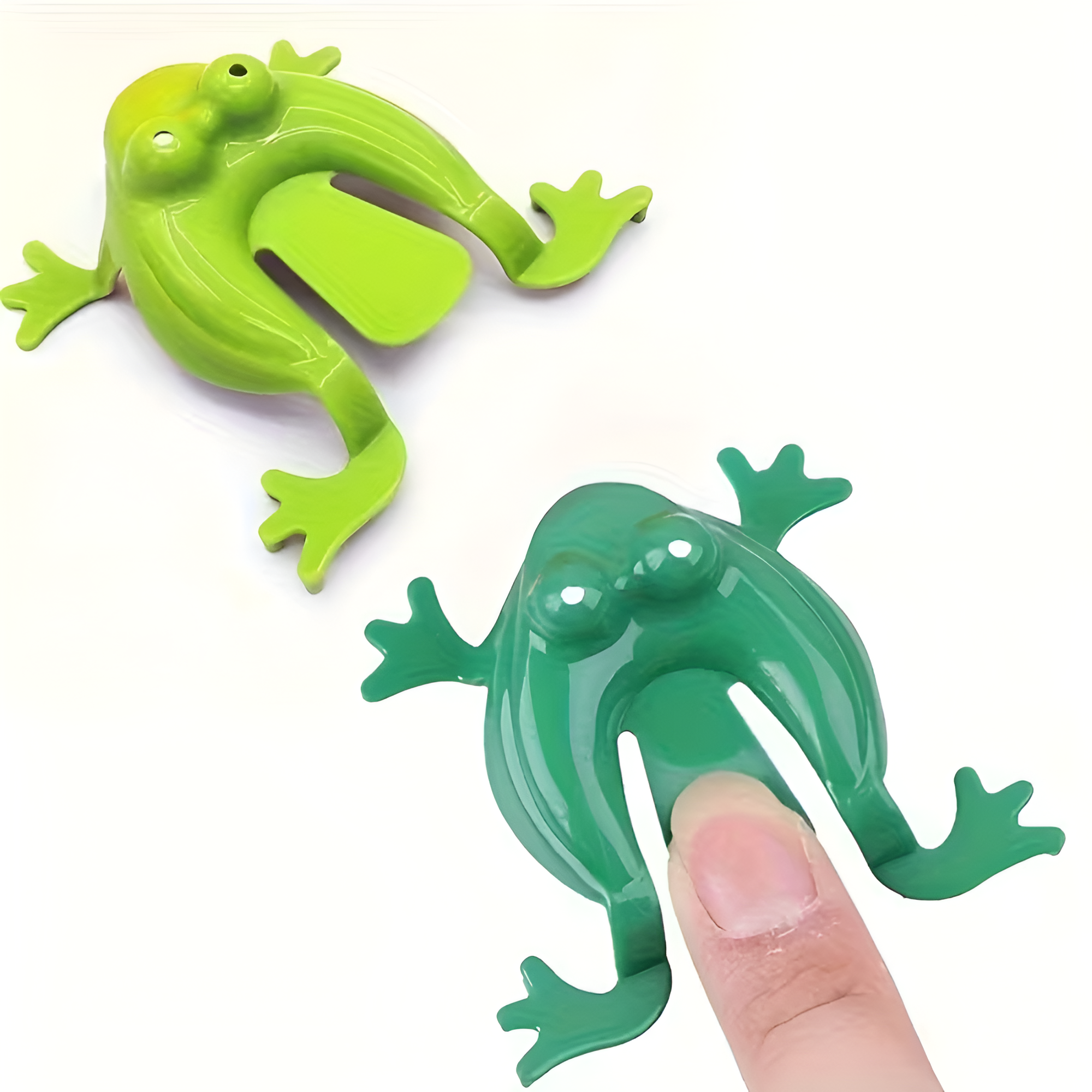 Vibrant 15 Pieces Of Polymer Jumping Frog Set