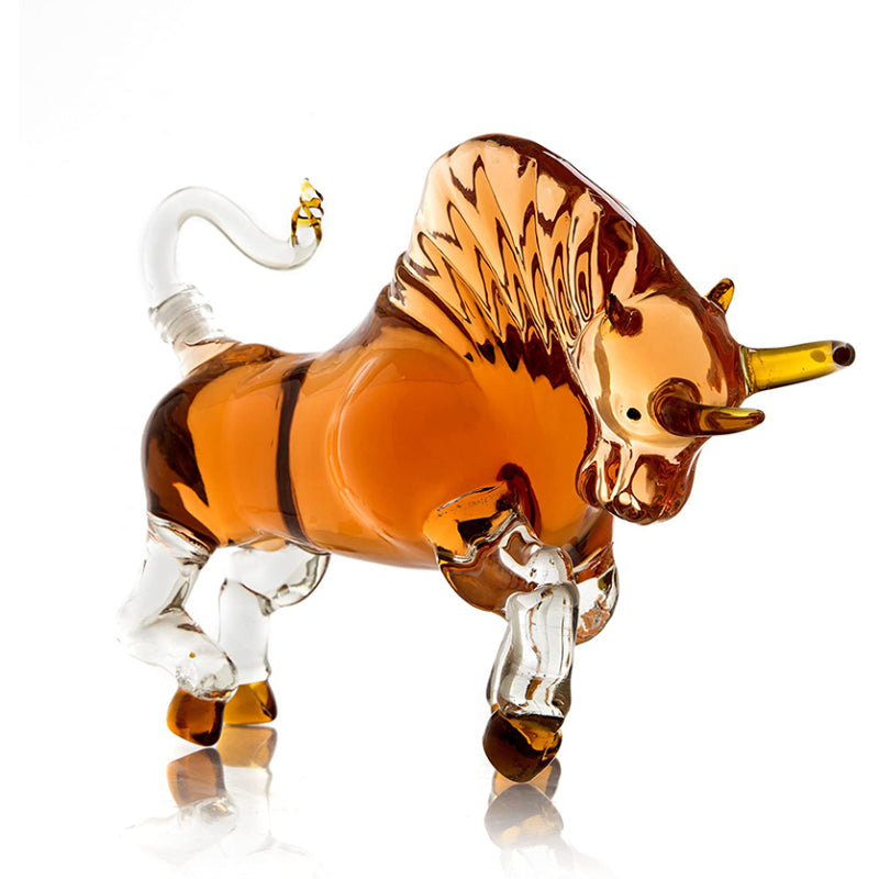 Bull Shaped Liquor Decanter-Wine and Whiskey Decanter
