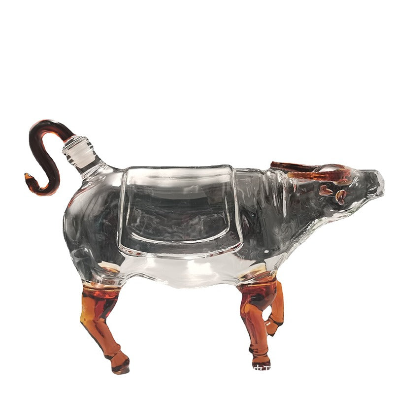 Cow Shaped Liquor Decanter-Wine and Whiskey Decanter