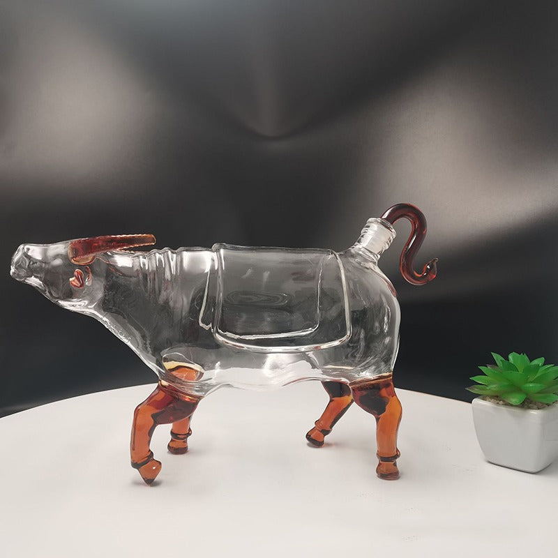 Cow Shaped Liquor Decanter-Wine and Whiskey Decanter