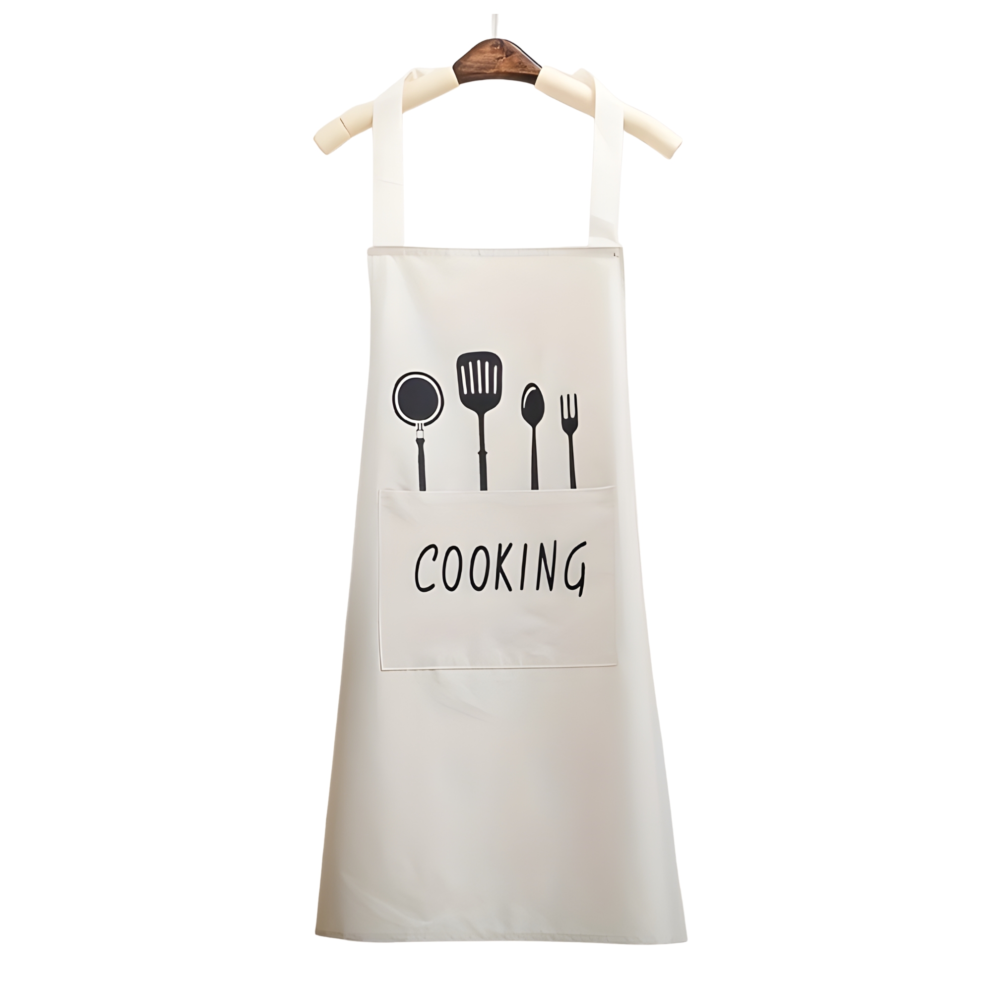 Professional Water Resistant Cooking Apron with Pockets - Adjustable Kitchen Chef Apron for Men & Women