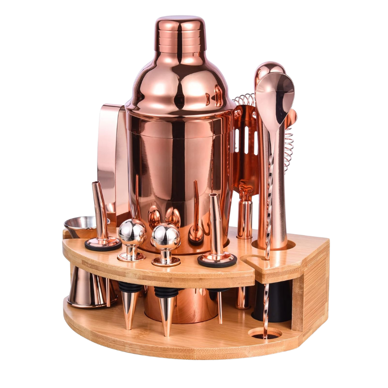 12 Pieces Stainless Steel Bar Tool Set Complete Mixology Kit-Wine and Whiskey Decanter