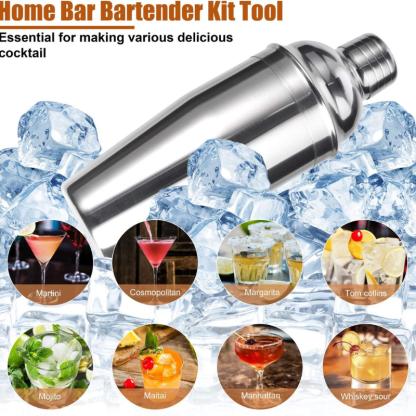 12 Pieces Stainless Steel Bar Tool Set Complete Mixology Kit-Wine and Whiskey Decanter