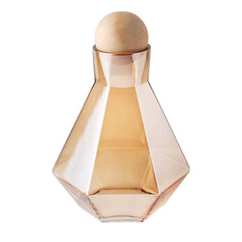 Golden Glass Drink Decanter-Wine and Whiskey Decanter