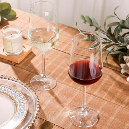 13 oz Tableware Wine Glasses Set For Dining and Gatherings-Wine and Whiskey Decanter