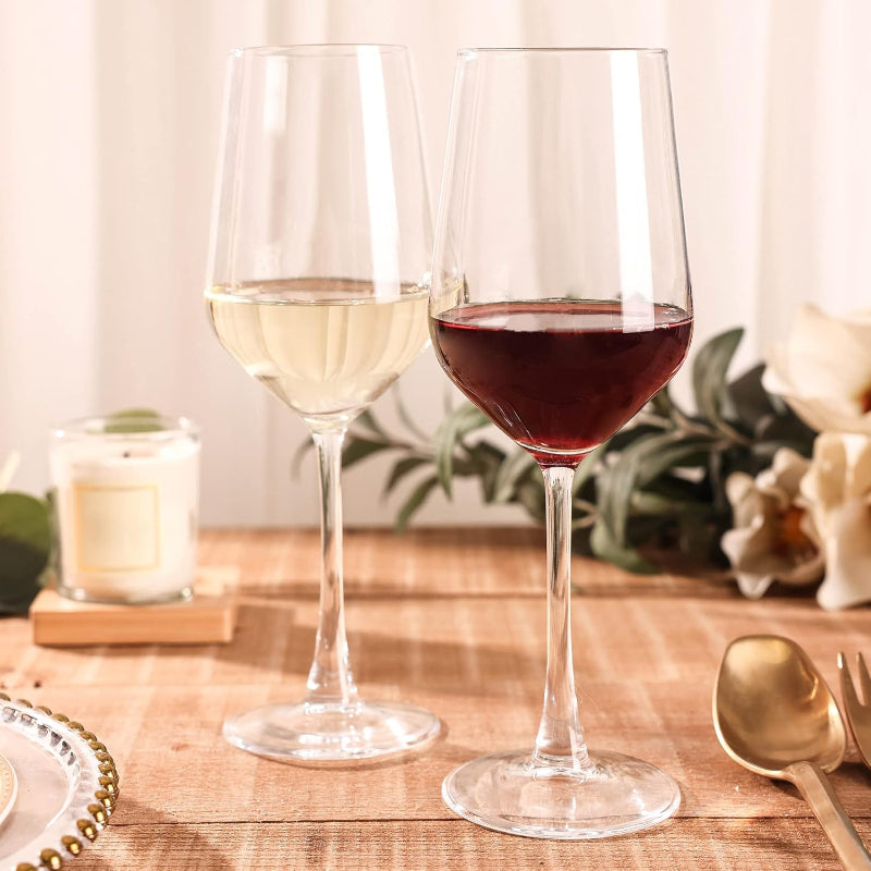 13 oz Tableware Wine Glasses Set For Dining and Gatherings