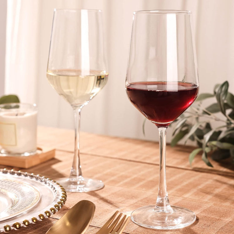 13 oz Tableware Wine Glasses Set For Dining and Gatherings