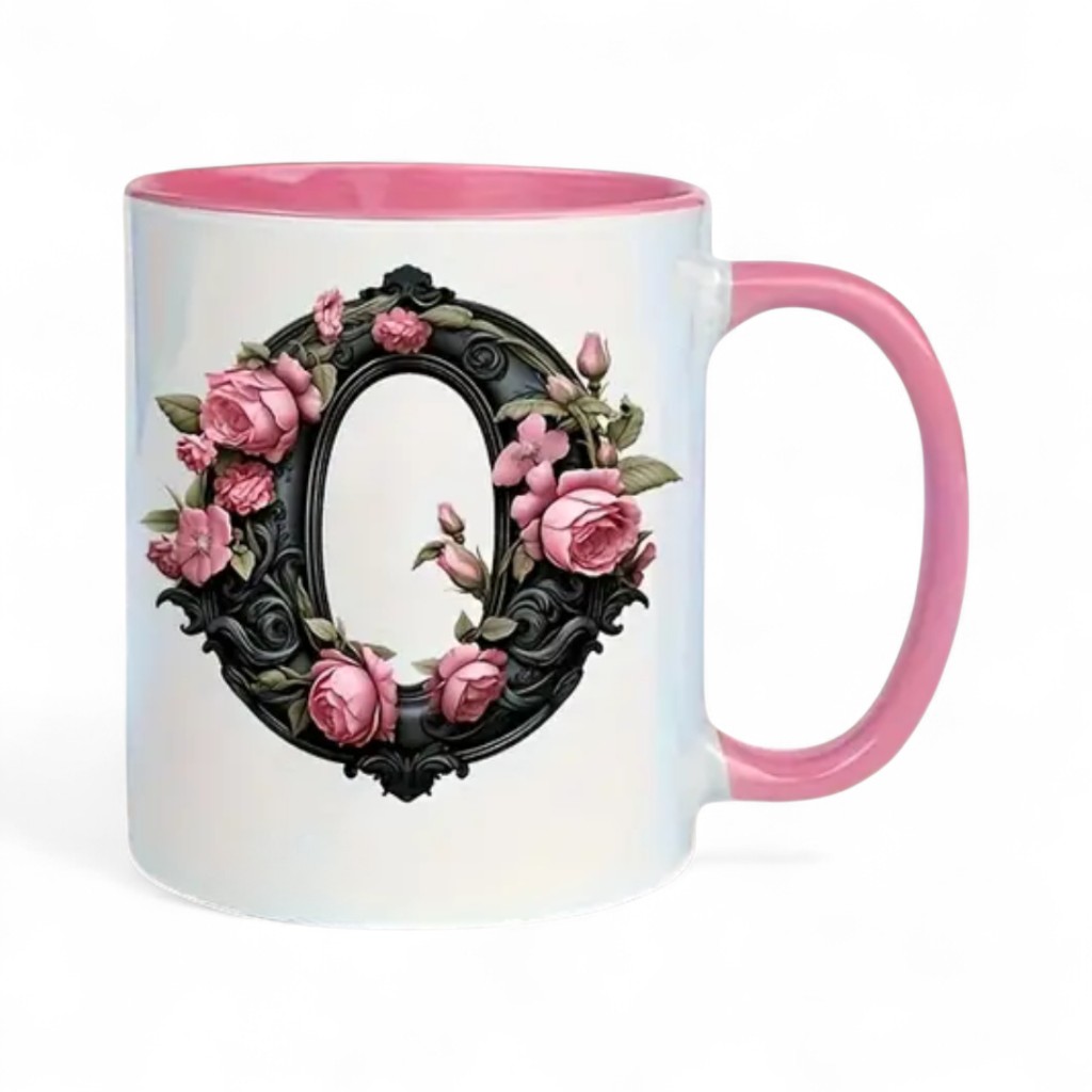 Alphabet Printed Ceramic Mug