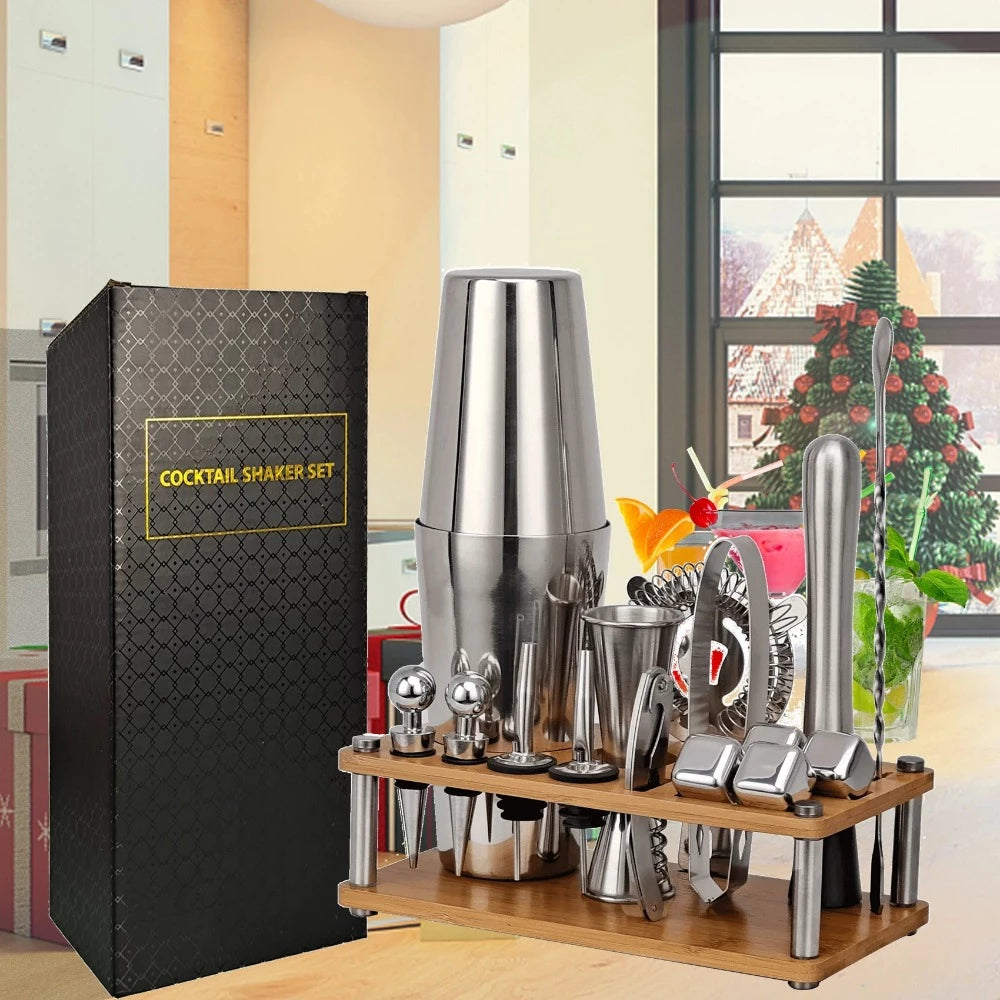 Mixology Craft Cocktail Shaker-Wine and Whiskey Decanter