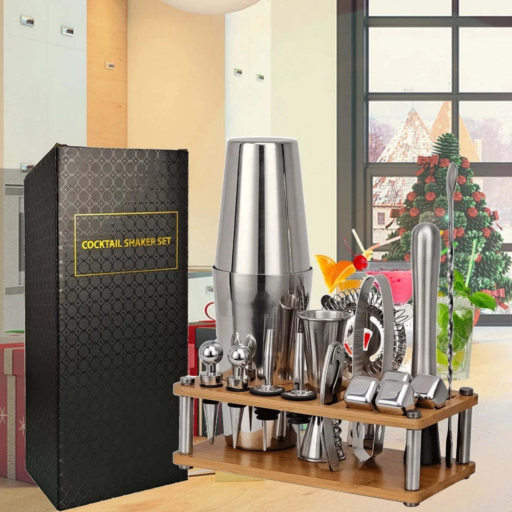 Mixology Craft Cocktail Shaker-Wine and Whiskey Decanter