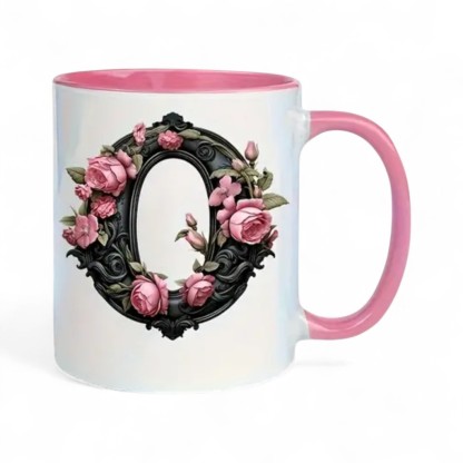 Alphabet Printed Ceramic Mug