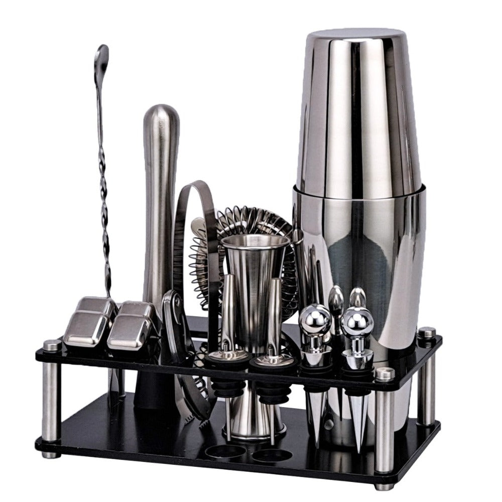 Stainless Steel Cocktail Set-Wine and Whiskey Decanter
