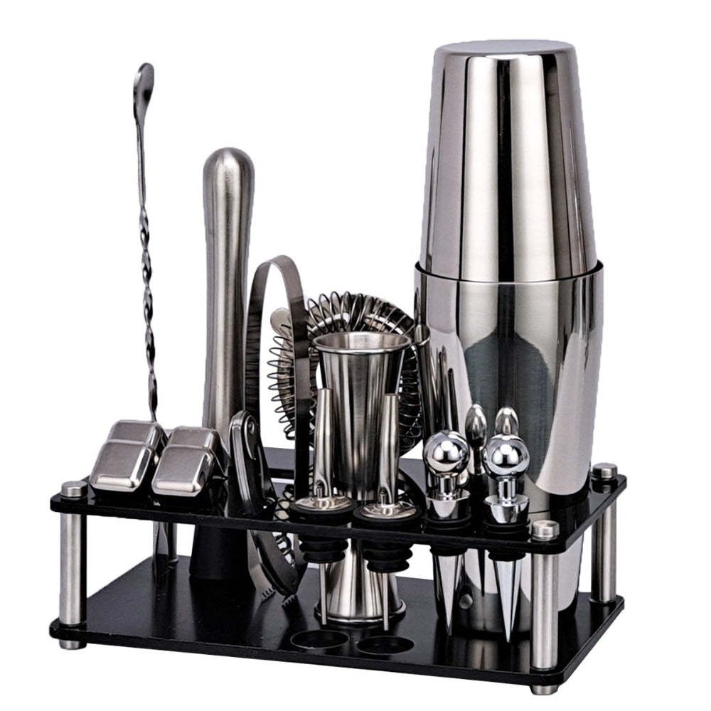 Stainless Steel Cocktail Set-Wine and Whiskey Decanter