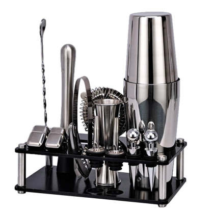 Stainless Steel Cocktail Set-Wine and Whiskey Decanter