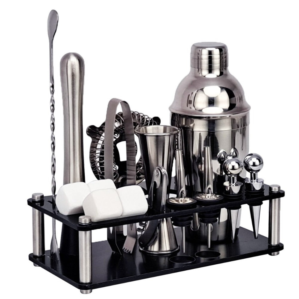 Premium Cocktail Shaker Set-Wine and Whiskey Decanter