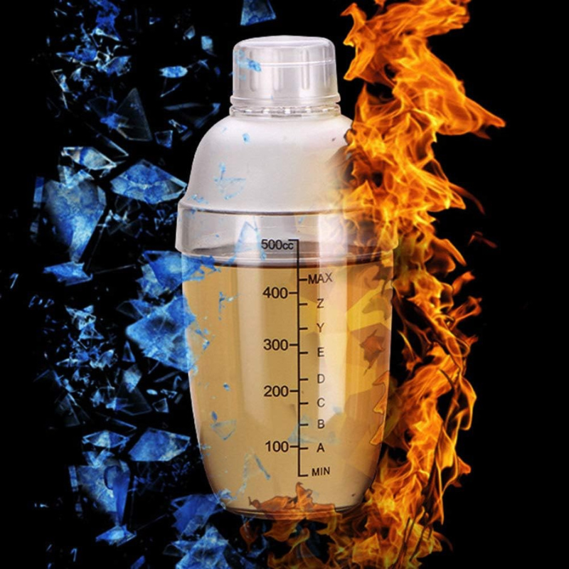 17 Oz Drink Mixer Hand Shaker Cup Mixing Solution For Any Drink-Wine and Whiskey Decanter
