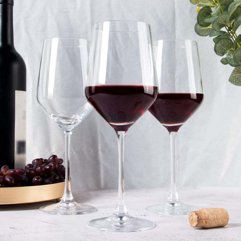 17 oz Wine Glass Set For Everyday And Special Occasions-Wine and Whiskey Decanter