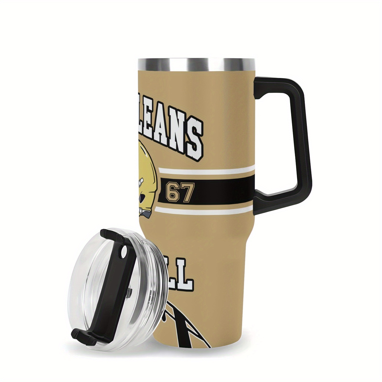 New Orleans Football Stainless Steel Insulated Tumbler