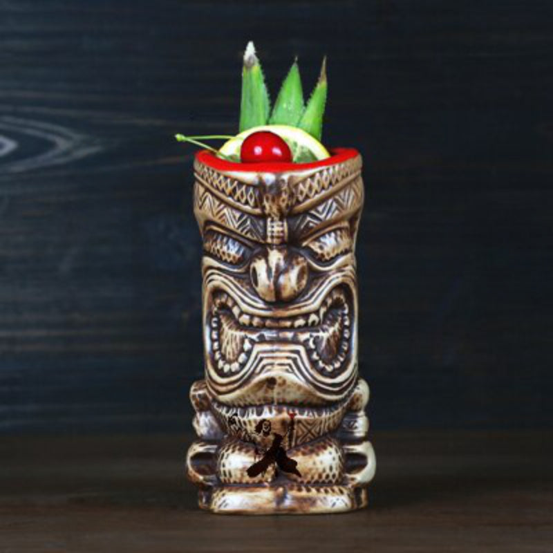 Ceramic Skull Bar Mug-Wine and Whiskey Decanter