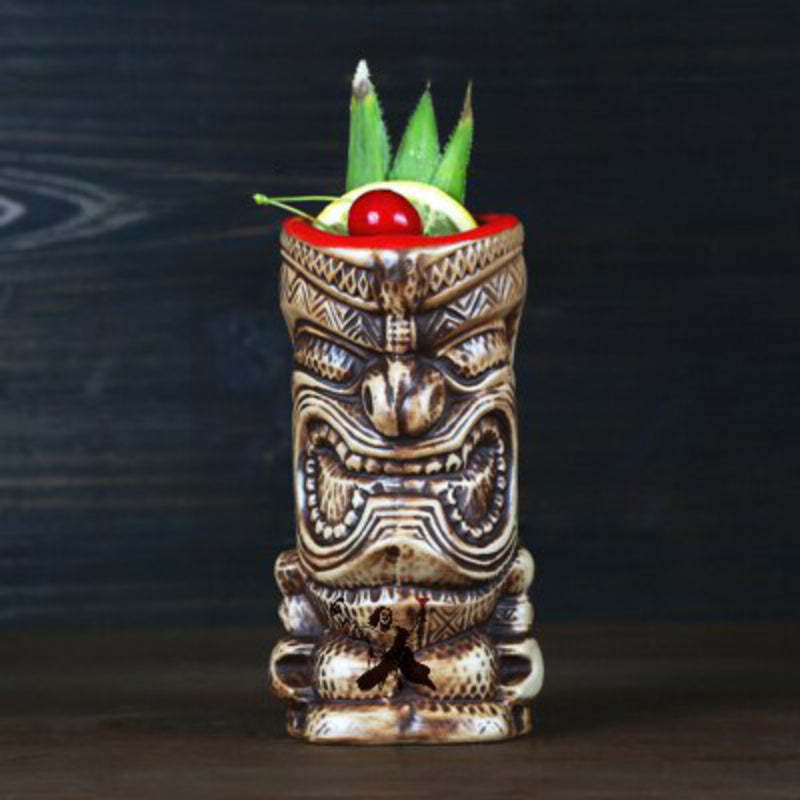 Ceramic Skull Bar Mug-Wine and Whiskey Decanter