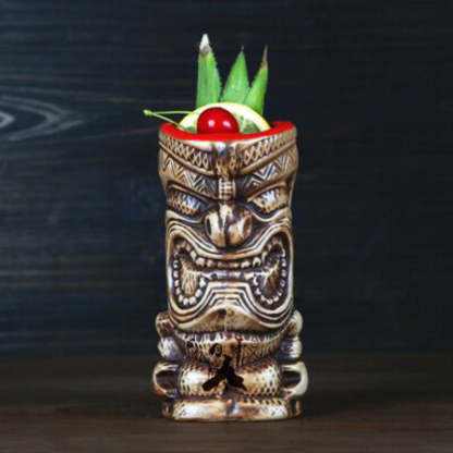 Ceramic Skull Bar Mug-Wine and Whiskey Decanter
