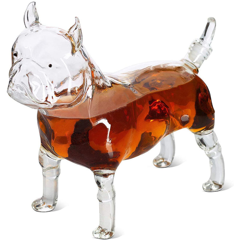 Dog Whiskey Decanter-Wine and Whiskey Decanter